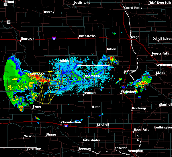 Interactive Hail Maps Hail Map for Roscoe, SD