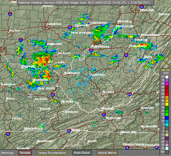 Interactive Hail Maps Hail Map for Marietta, OH