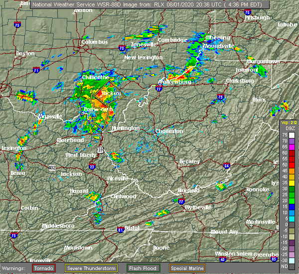 Interactive Hail Maps Hail Map for Oak Hill, OH