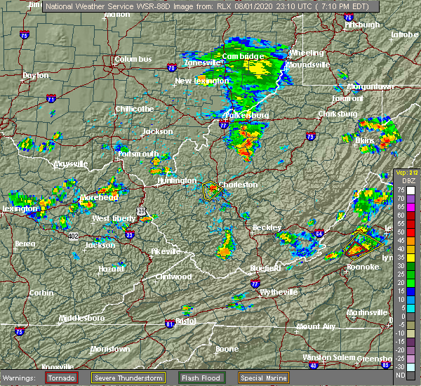 Interactive Hail Maps Hail Map for Grantsville, WV
