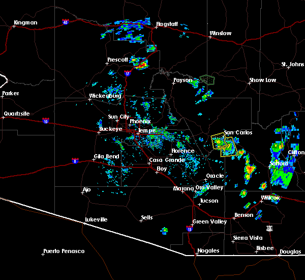 Interactive Hail Maps Hail Map for Peridot, AZ