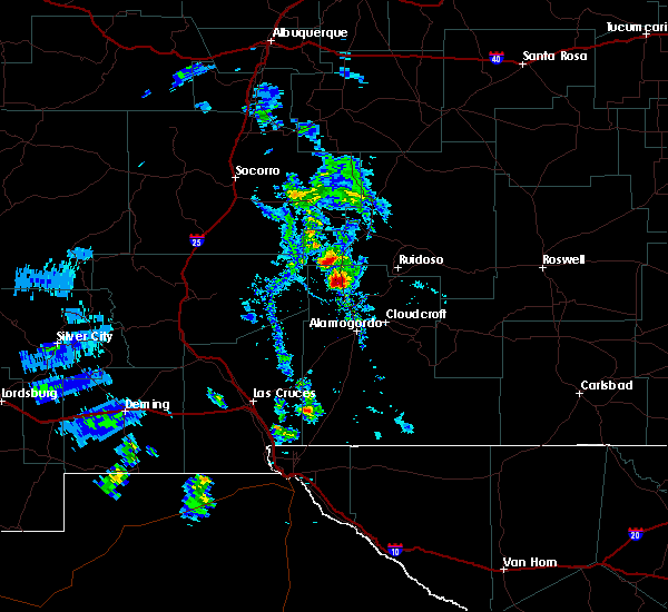 Interactive Hail Maps Hail Map for Alamogordo, NM