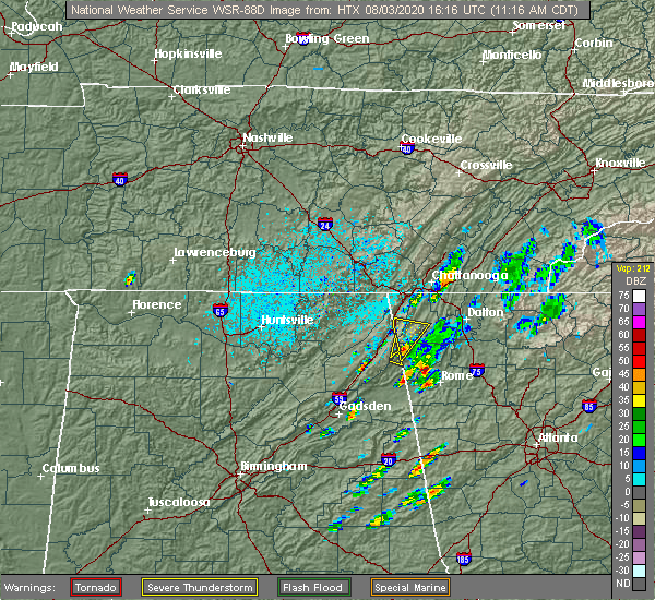 Interactive Hail Maps Hail Map for Adairsville, GA