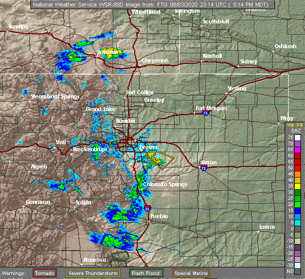 Interactive Hail Maps Hail Map for Kiowa, CO