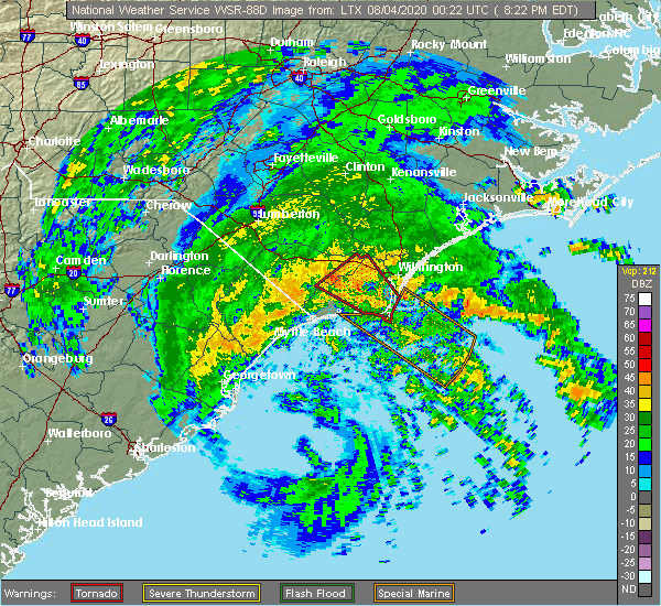 Interactive Hail Maps Hail Map for Southport, NC