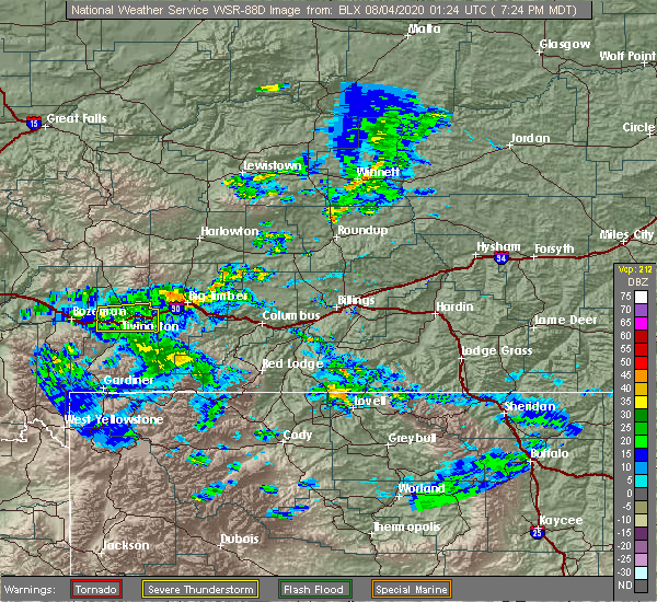 Interactive Hail Maps Hail Map for Livingston, MT