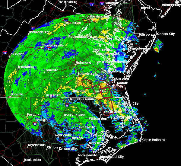 Interactive Hail Maps Hail Map for Waverly, VA