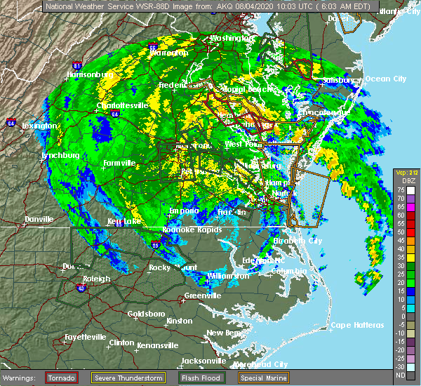 Interactive Hail Maps Hail Map for Heathsville, VA