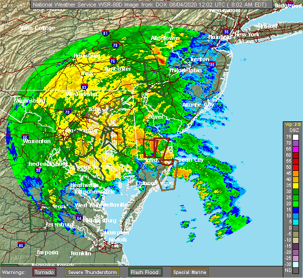 Interactive Hail Maps Hail Map for Ocean Pines, MD