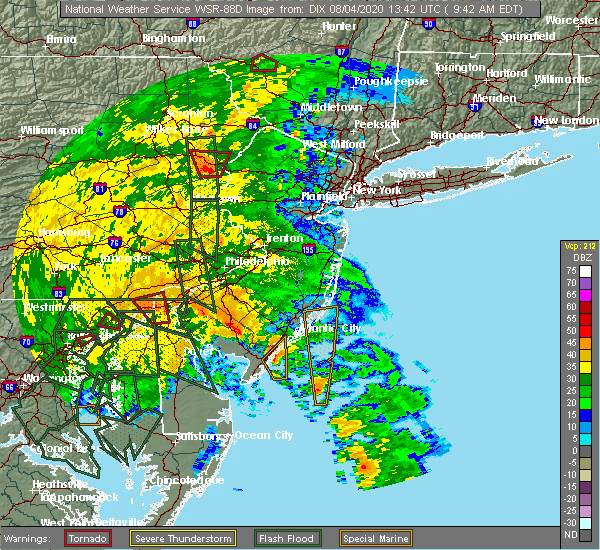 Interactive Hail Maps Hail Map for Linwood, NJ