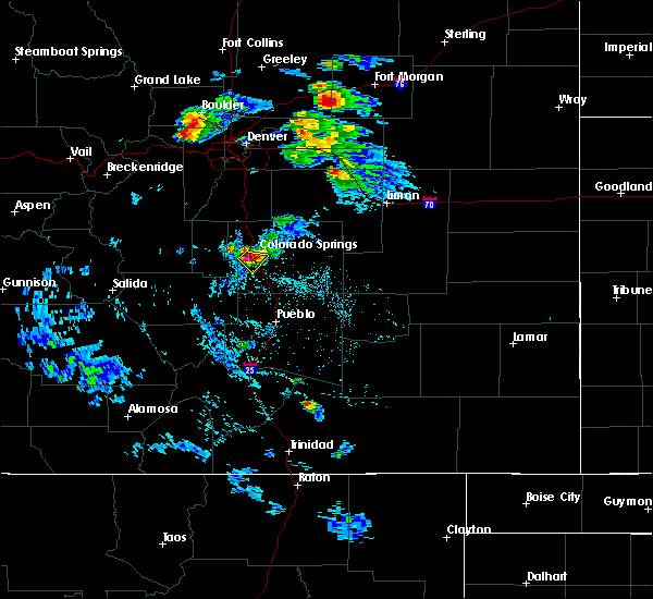 Interactive Hail Maps Hail Map for Colorado Springs, CO