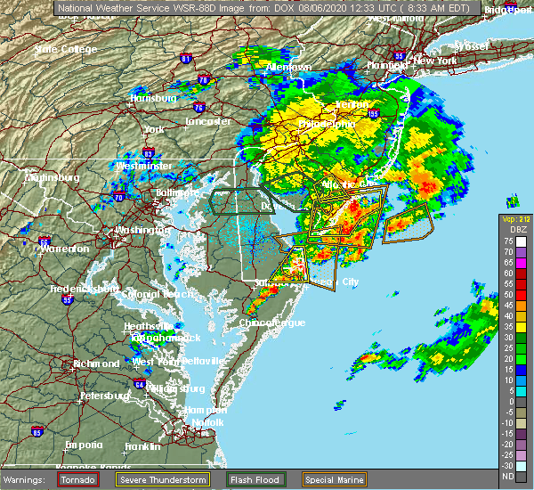 Interactive Hail Maps Hail Map for Sea Isle City, NJ