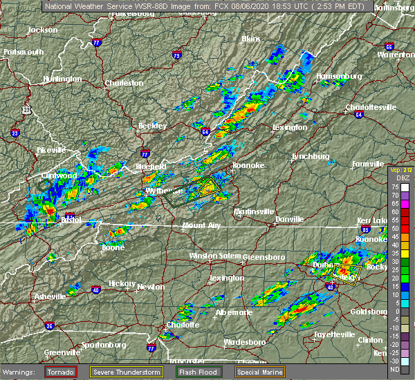 Interactive Hail Maps Hail Map for Goshen, VA