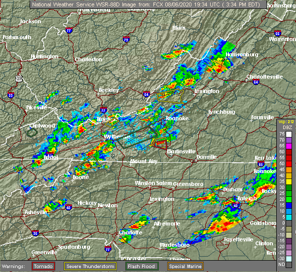 Hail Map for Ferrum, VA Interactive Hail Maps