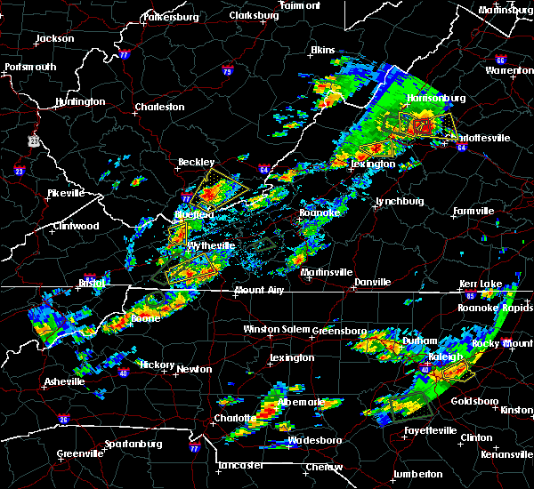 Interactive Hail Maps Hail Map for Fries, VA