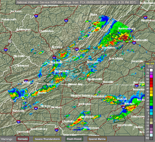 Interactive Hail Maps Hail Map for Fries, VA