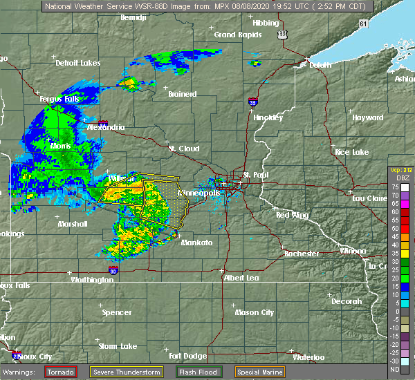 Interactive Hail Maps Hail Map for Bird Island, MN