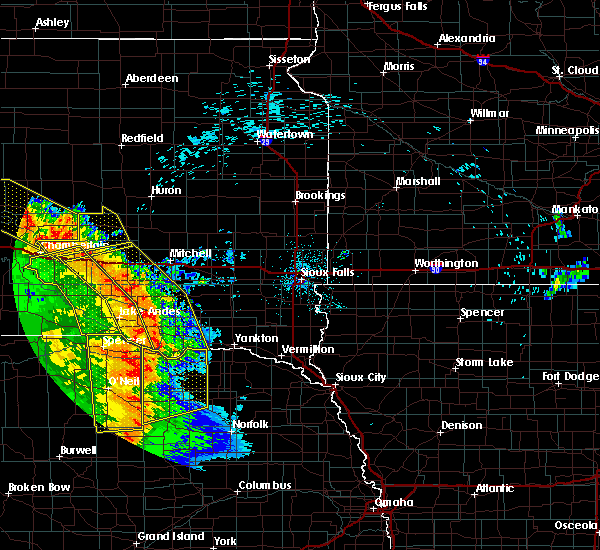 Interactive Hail Maps Hail Map for Corsica, SD