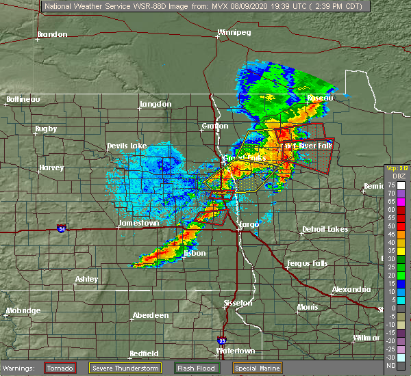 Interactive Hail Maps Hail Map for Grand Forks, ND