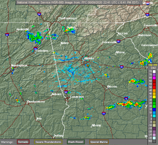 Interactive Hail Maps Hail Map for Atlanta, GA