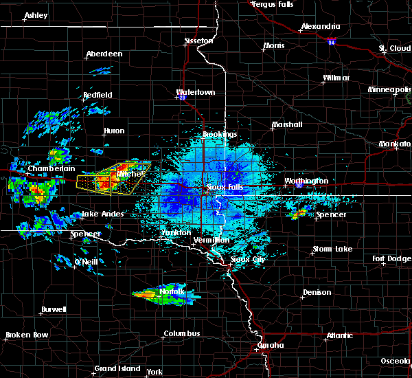 Interactive Hail Maps Hail Map for Stickney, SD