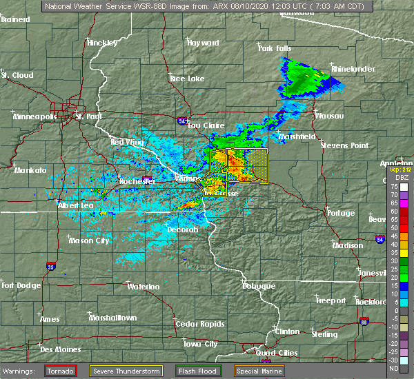 Interactive Hail Maps Hail Map for Tomah, WI