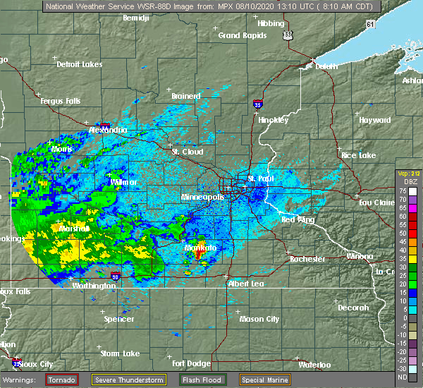 Interactive Hail Maps Hail Map for New Richland, MN
