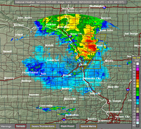 Interactive Hail Maps Hail Map for Lincoln, NE