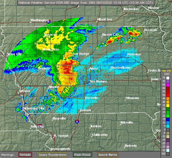 Interactive Hail Maps Hail Map for Stratford, IA