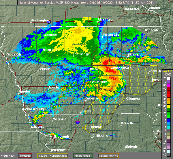 Interactive Hail Maps Hail Map for Knoxville, IA