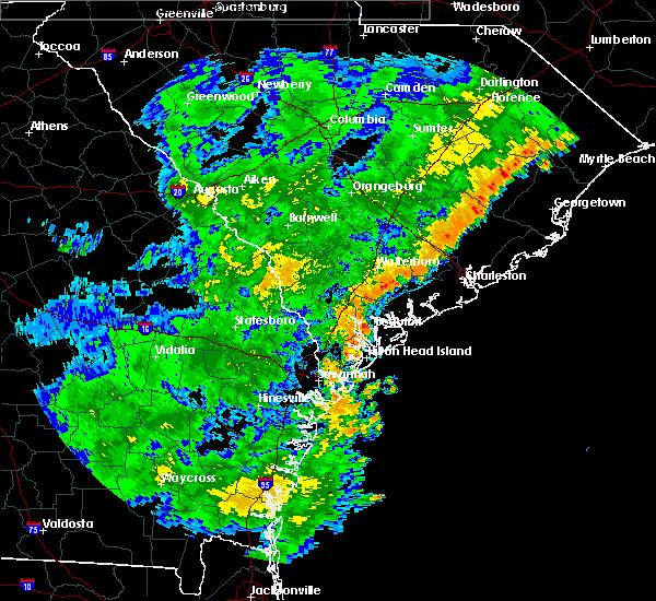 Interactive Hail Maps Hail Map for Bluffton, SC