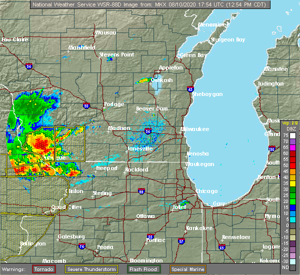 Interactive Hail Maps Hail Map for Barneveld, WI