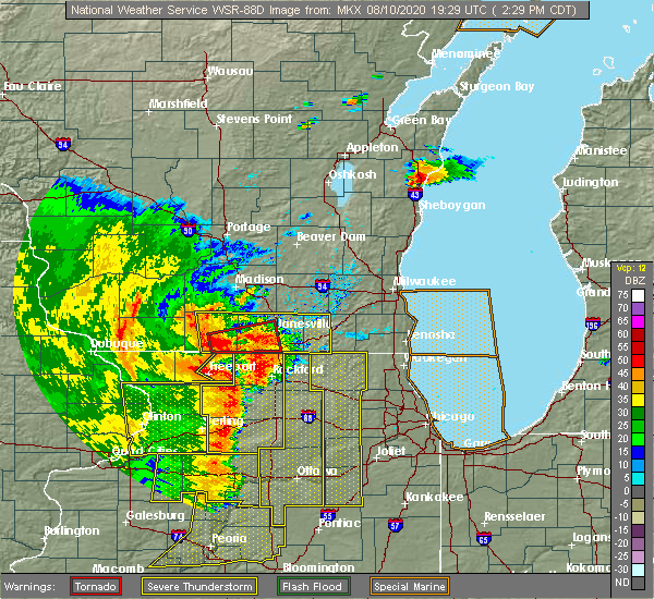 Interactive Hail Maps Hail Map for Milton, WI
