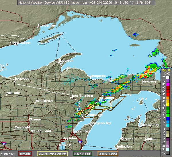 Interactive Hail Maps Hail Map for Stephenson, MI
