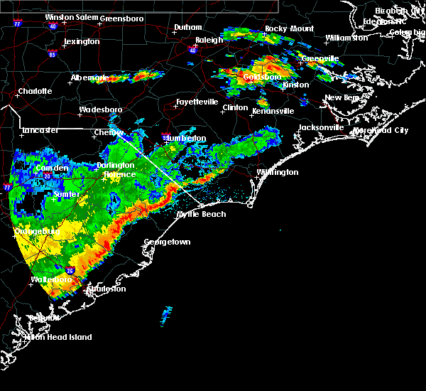 Interactive Hail Maps Hail Map for Pawleys Island, SC