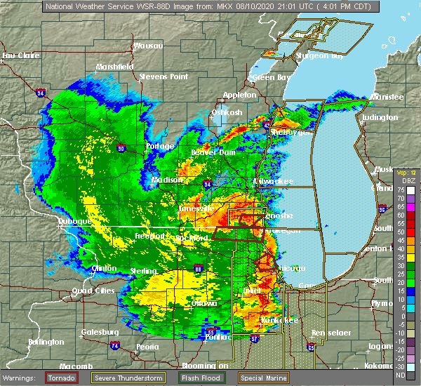 Interactive Hail Maps Hail Map for Pleasant Prairie, WI