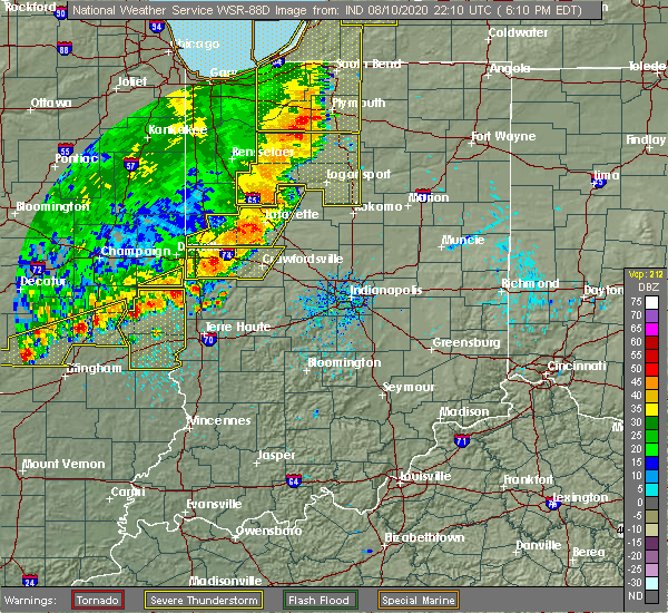 Interactive Hail Maps Hail Map for Tipton, IN