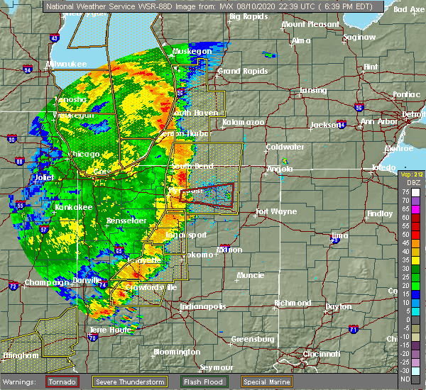 Interactive Hail Maps Hail Map for Huntington, IN