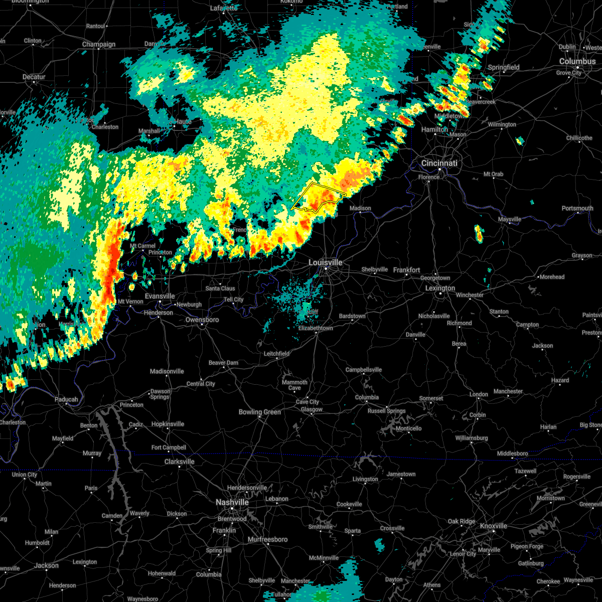 Interactive Hail Maps Hail Map for Crothersville, IN