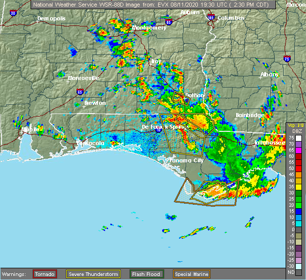 Interactive Hail Maps Hail Map for Campbellton, FL