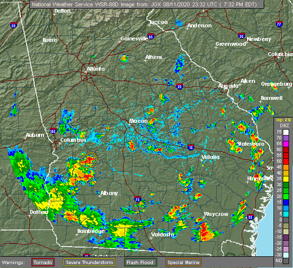 Interactive Hail Maps Hail Map for Ellaville, GA