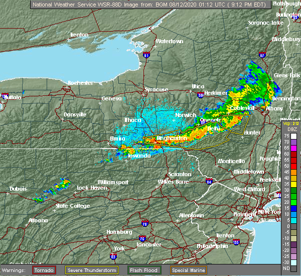 Interactive Hail Maps Hail Map for Hobart, NY