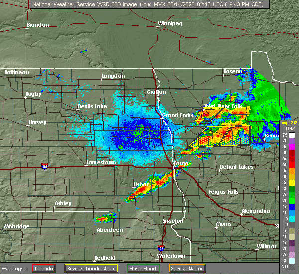 Interactive Hail Maps Hail Map for Leonard, MN