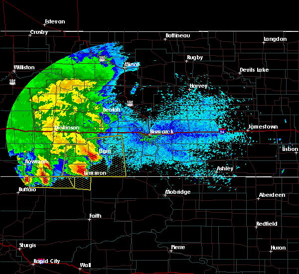 Interactive Hail Maps Hail Map for Hettinger, ND