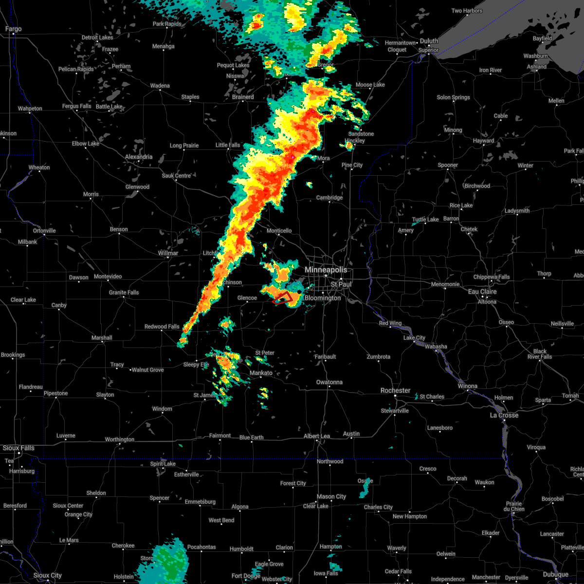 Interactive Hail Maps Hail Map for Cologne, MN
