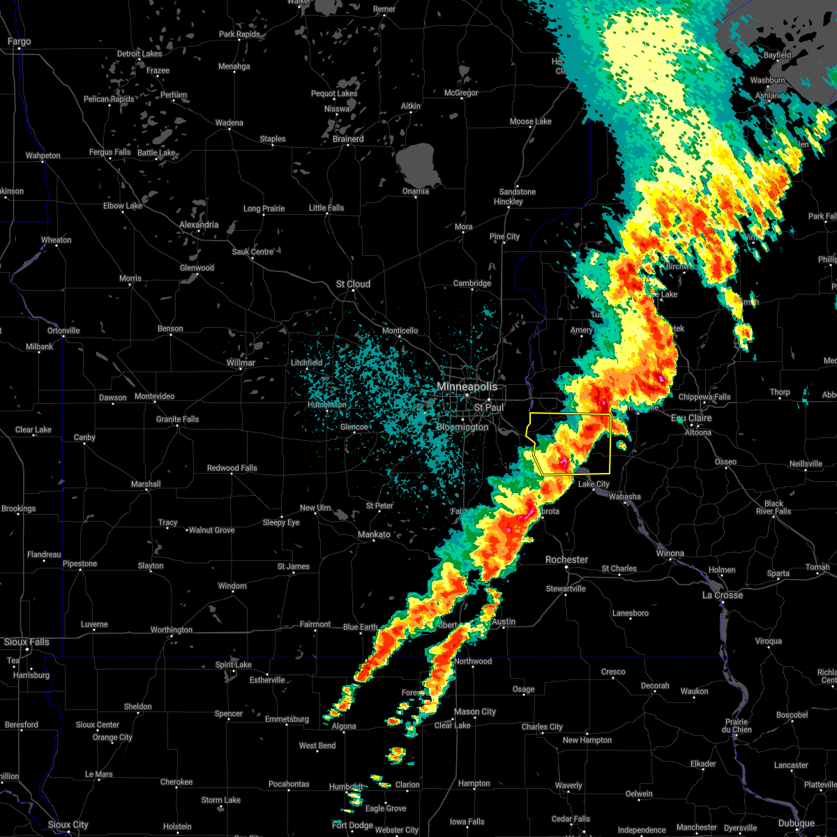 Interactive Hail Maps Hail Map for Elmwood, WI