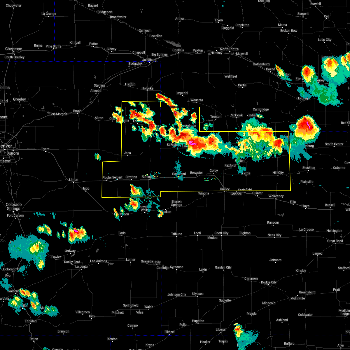 Interactive Hail Maps Hail Map for Wray, CO