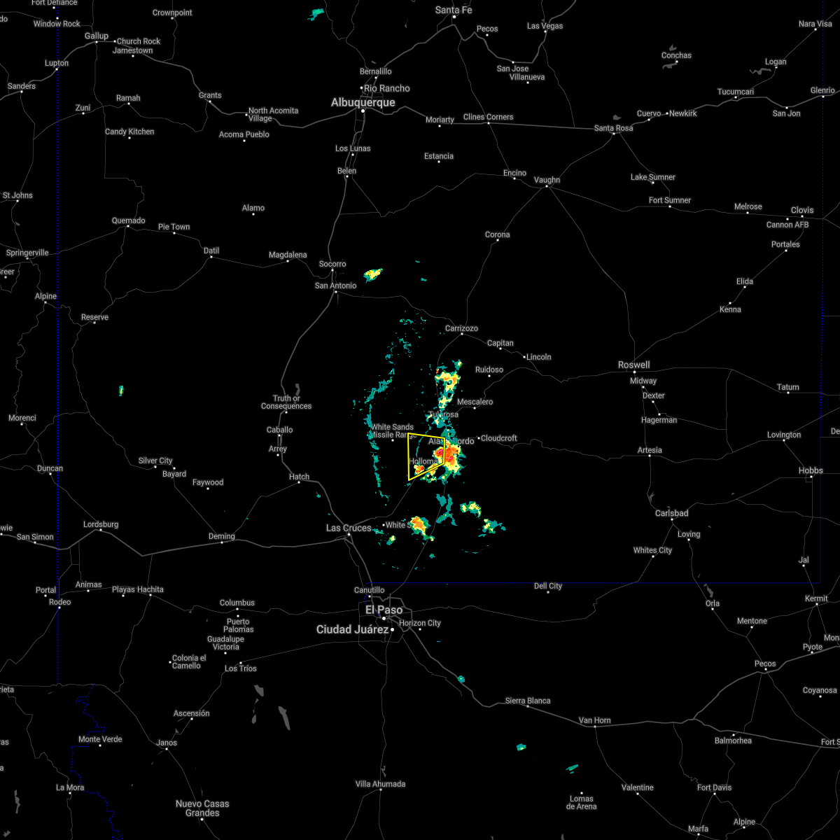 Interactive Hail Maps Hail Map for Holloman AFB, NM