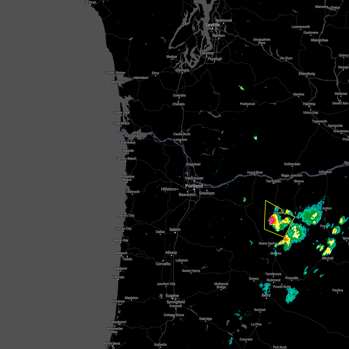 Interactive Hail Maps Hail Map for Tygh Valley, OR