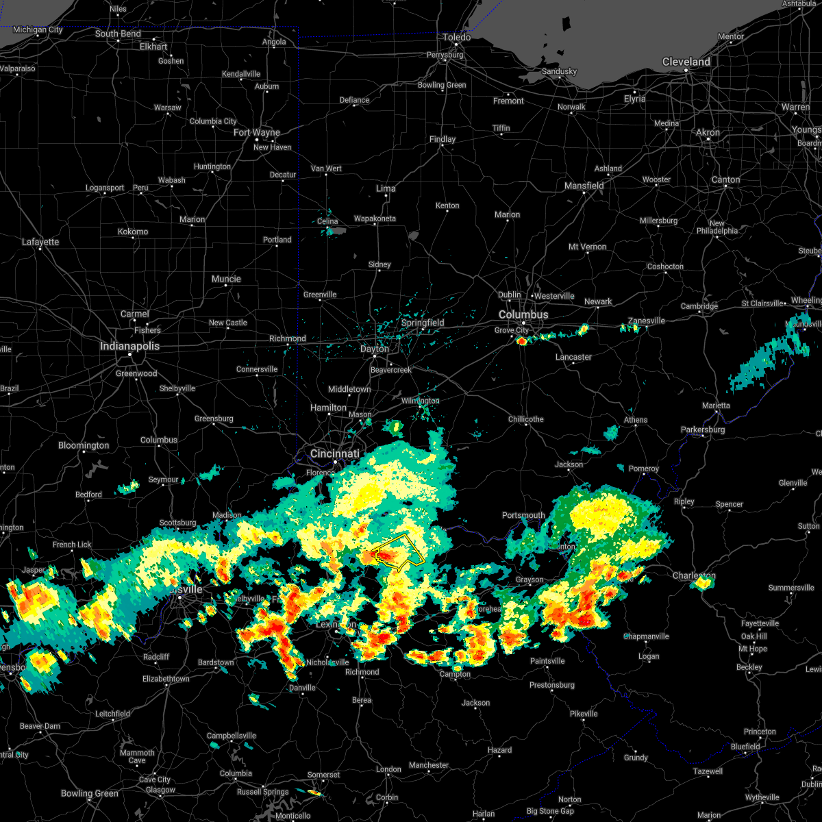 Interactive Hail Maps Hail Map for Mount Olivet, KY